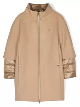 Herno многослойный пуховик, нейтральный цвет