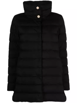 Herno непромокаемый пуховик Nuage с воротником-воронкой, черный