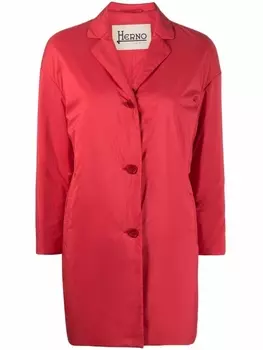 Herno однобортная куртка, красный
