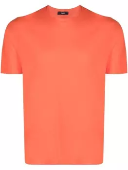 Herno однотонная футболка, оранжевый