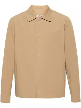 Herno однотонная куртка-рубашка, нейтральный цвет