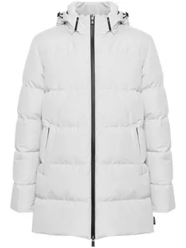 Herno пальто с капюшоном, серый