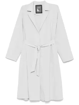 Herno пальто с поясом, серый