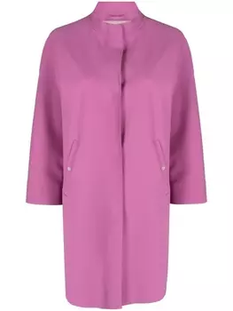Herno пальто с потайной застежкой, розовый