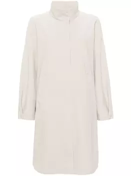 Herno парка миди с высоким воротником, нейтральный цвет