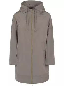 Herno плащ с капюшоном, серый