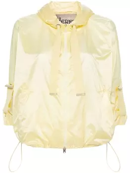 Herno полупрозрачный жакет А-силуэта, желтый