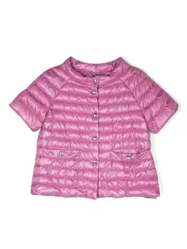 Herno пуховик на кнопках, фиолетовый