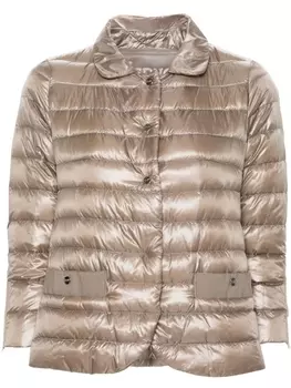 Herno пуховик на кнопках, нейтральный цвет