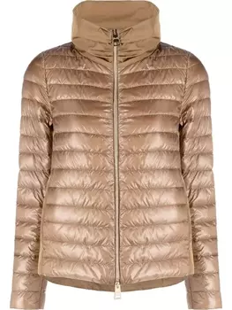 Herno пуховик на молнии, коричневый