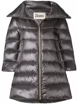 Herno пуховик на молнии, серый