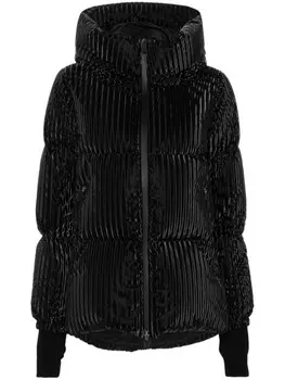 Herno пуховик с эффектом матлассе, черный