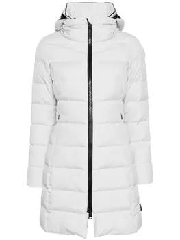 Herno пуховик с капюшоном, серый