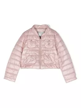 Herno пуховик с карманами, розовый