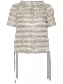 Herno пуховик с короткими рукавами, серый