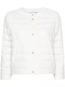 Herno пуховик с круглым вырезом, нейтральный цвет