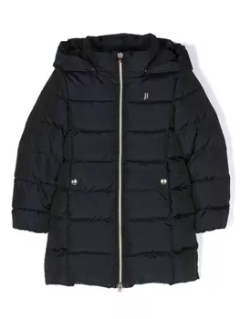 Herno пуховик с логотипом, синий