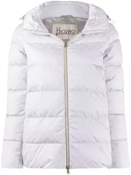 Herno пуховик с узором, серый