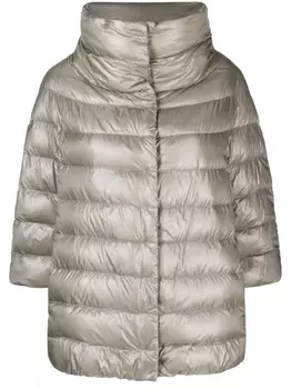 Herno пуховик с высоким воротником, серый