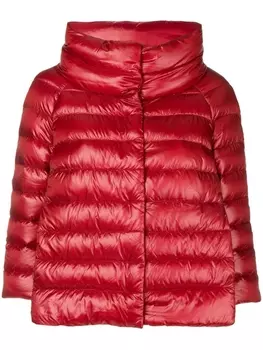 Herno пуховик с застежкой спереди, красный