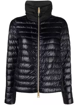 Herno пуховик со вставками, черный