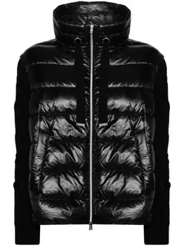 Herno пуховик со вставками, черный