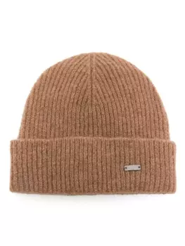 Herno шапка бини с логотипом, коричневый