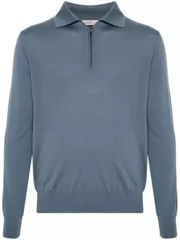 Herno шерстяная рубашка поло, синий