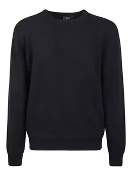 Herno шерстяной свитер, синий