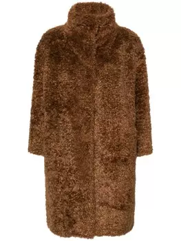 Herno шуба из искусственного меха, коричневый