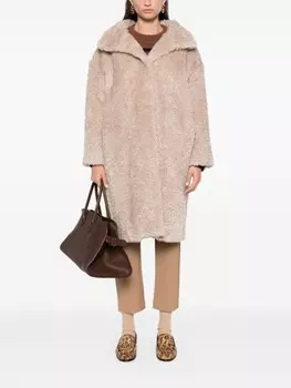 Herno шуба из искусственного меха, нейтральный цвет