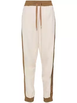 Herno спортивные брюки со вставками, нейтральный цвет