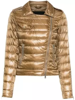 Herno стеганая куртка на молнии, коричневый