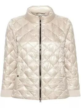 Herno стеганая куртка на молнии, нейтральный цвет