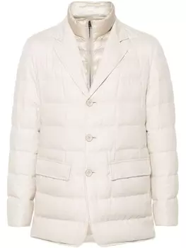 Herno стеганая куртка, нейтральный цвет