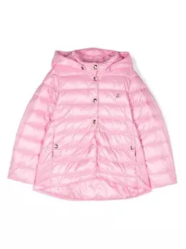 Herno стеганая куртка с логотипом, розовый