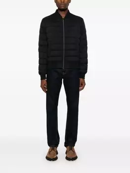 Herno стеганый бомбер, черный