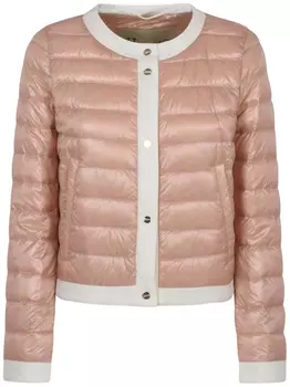 Herno стеганый пуховик, розовый