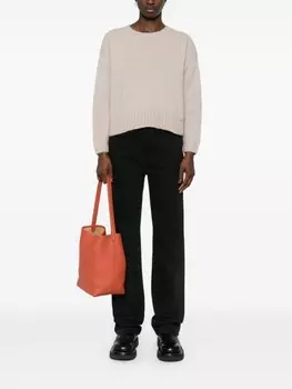 Herno свитер с логотипом, коричневый