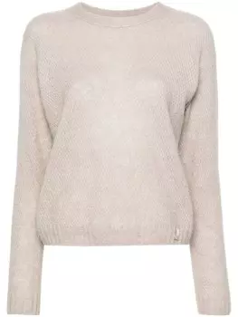 Herno свитер с логотипом, нейтральный цвет