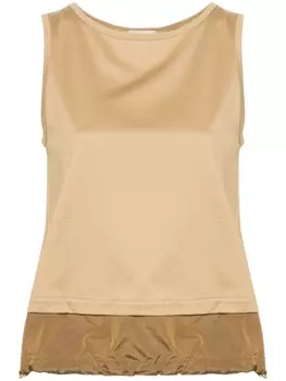 Herno топ Chic с логотипом, нейтральный цвет