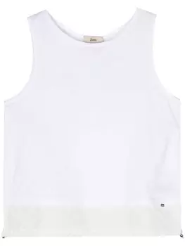 Herno топ с логотипом, белый