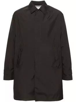 Herno тренч Laminar с отложным воротником, серый