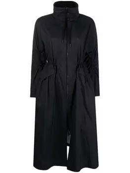 Herno тренч с кулиской, черный