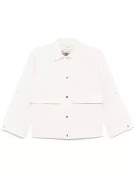 Herno твиловая куртка-рубашка, белый