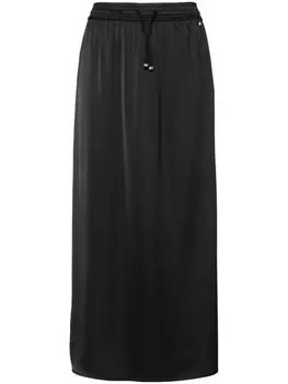 Herno юбка миди с кулиской, черный