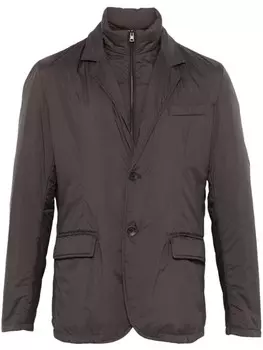 Herno утепленный блейзер, серый