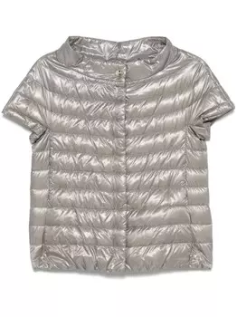 Herno жакет с короткими рукавами, серый