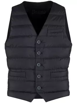 Herno жилет на молнии, синий