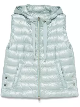 Herno жилет с капюшоном, синий